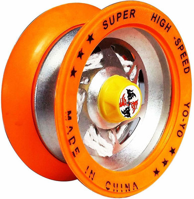 

Three Mask High Speed Super Metal Yoyo Toy For Kids - Orange Toy Yoyo