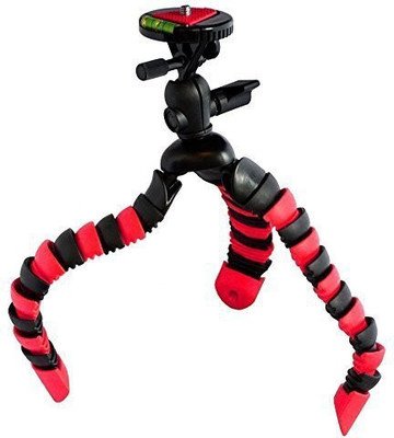 

ALLMUSIC Best buy new arrival fully flexible Portable & Foldable Camera & Mobile Tripod with Mobile Clip Holder Bracket RT43 Fully Flexible Mount Cum Tripod Stand with Three-Dimensional Head & Quick Release Plate Gorilla Tripod 10" - DSLR , Smartphone & A