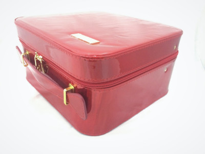 

SHAMAX 1 TRAY SMALL PATEND RED COSMETIC BOX COSMETIC BOX Vanity Box(PATEND RED)