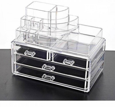

Dragon Upgraded Cosmetics Storage Box / Organizer Makeup Vanity Box(Clear)