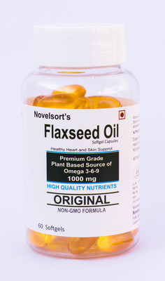 

Novelsort Flaxseed Oil Softgels 1000 mg(1000 mg)