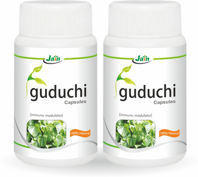 Jain Guduchi Capsules - 60 Count (Pack of 2)(120 No)