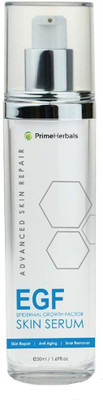 

Prime Herbals EGF Skin Serum for Skin Repair, Even Plain Skin, Stretch Marks, Anti Aging, Acne Scar, Reduce Fine Lines 50 ml(100 ml)