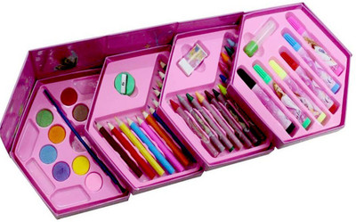 

Shoppernation 46 Color Set For Kids Coloring Set Return Gift All in one Color Set