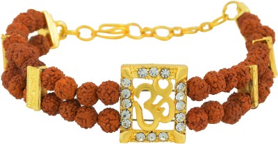 memoir Brass Cubic Zirconia Gold-plated Bracelet
