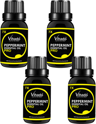 

VIHADO Peppermint Essential Oil 7x pro Faster - 15 ml (Pack of 4)(15 ml)