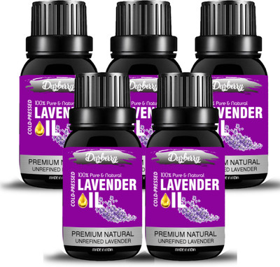 

duzberry Lavender Essential Oil India, 100% Pure, & Undiluted 25 ML Pack of 5 (125ML)(25 ml)