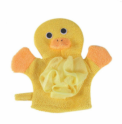 

SYGA Duck Face Cartoon Bathing Gloves Children Cartoon Bath Towel Baby Bath Gloves (Yellow)