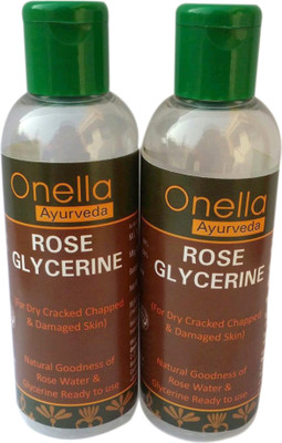 

Onella Ayurveda Rose Glycerine Pack of (2x100 G)(200 g)