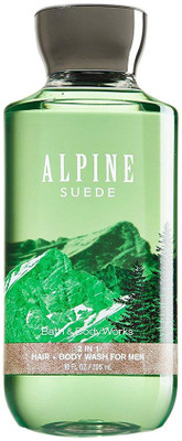 

Bath and Body Works Alpine Suede 2 in 1 Men's Hair + Body Wash 10 Oz(295 ml)
