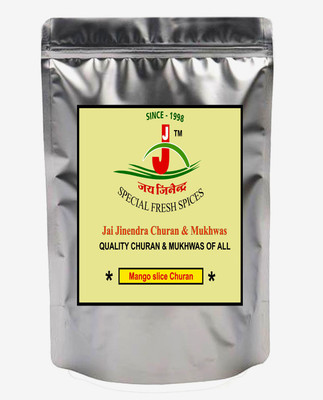 

Jai Jinendra Home Made Mukhwas & Churan Mango Slice - 900 gm Sweet, Sour Mouth Freshener