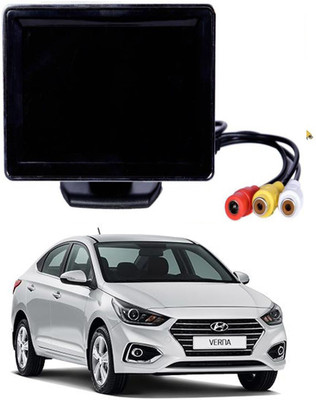 BRPEARl Car Rear View Monitor, 4.3 Inch TFT LCD Digital Camera Monitor  for Hyundai Verna type 1 Black LED(10.9 cm)