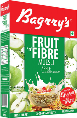 

Bagrry's Muesli Fruit N Fibre Apple Box 500 GM(500 g, Box)