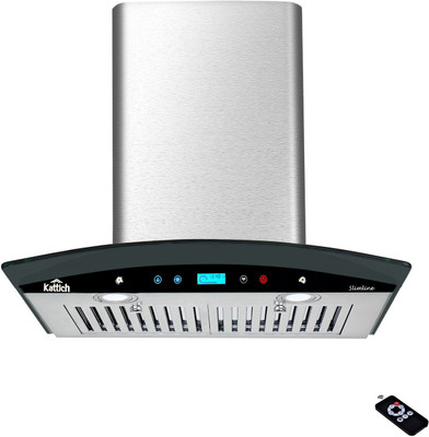 Kattich Slimline 60 Wall Mounted Chimney(Silver 1250 CMH)