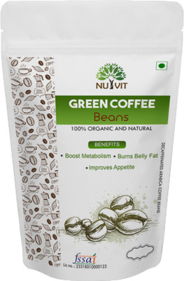 

nutvit Best Quality Luxurious Green Coffee Beans For Weight/Fat Loss 50g (Pack of 1) Instant Coffee 50 g