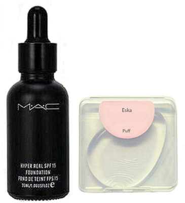 

eska Silicon Puff, Hyper Real Foundation(Set of 2)