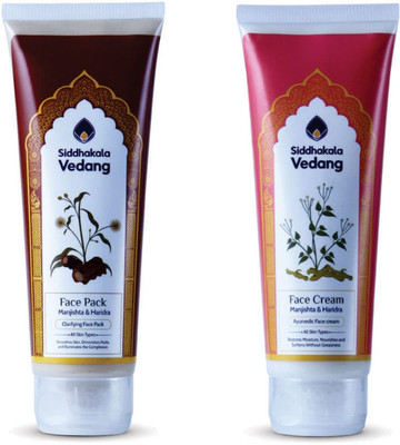 

Siddhakala Vedang Combo Of Face Pack And Face Cream(Set of 2)