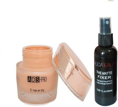 

ads pro Luminous silk foundation with Makeup Fixer(Set of 2)