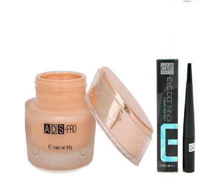 

Ads pro Luminous silk foundation with Liquid eyeliner(Set of 2)