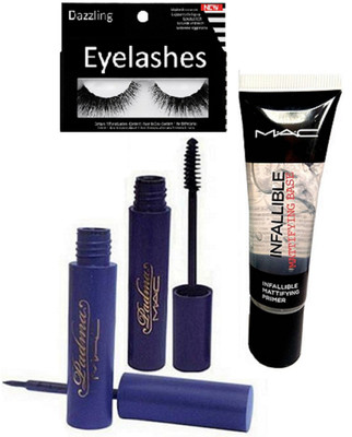 

Dazzling Eyelashes, eyeliner and mascara, primer(Set of 4)
