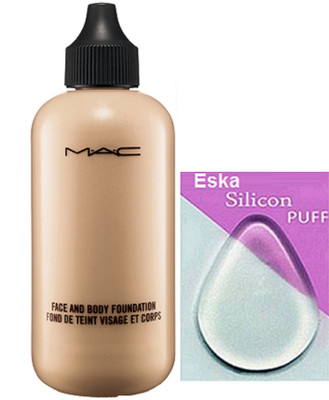 

eska Silicon Puff, Face And Body Foundation(Set of 2)