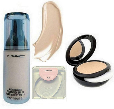 

Dazzling Silicon Puff & Match Master Foundation & Mac Compact (Set of 3)(Set of 3)