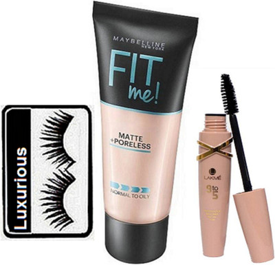 

luxurious Eyelashes & Foundation with Mascara(Set of 3)