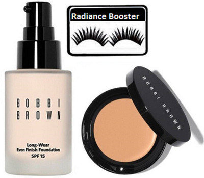 

radiance booster Eyelashes & Even Finish Foundation & Corrector Concealer(Set of 3)