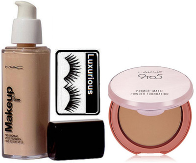 

luxurious Eyelashes & Foundation & Primer Matte Compact(Set of 3)