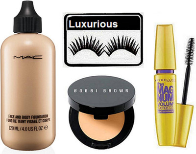 

luxurious Eyelashes & Face&Body Foundation & Bobbi Brown corrector Concealer The Mugnum Mascara(Set of 2)