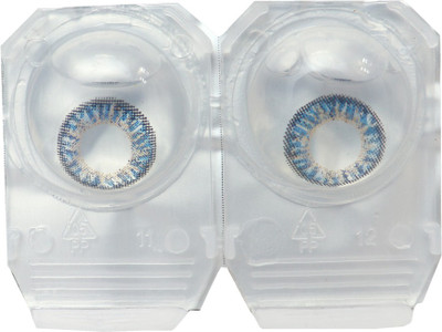 

VOQA Dark Blue Monthly Color Contact Lenses ( Zero Power ) Monthly Contact Lens(0 Power, Dark Blue, Pack of 1)