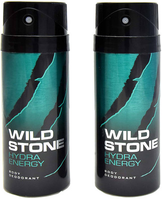 

Wild Stone HYDRA ENERGY Body Spray - For Men(300 ml, Pack of 2)
