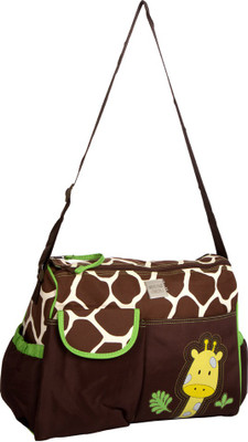 

MeeMee Multipurpose Diaper Bag With Changing Mat (Brown) Nursery Bag(Brown)