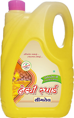 

Healthy Spark Cholesterol Free, Pure and Natural Groundnut Oil Can(5 L)