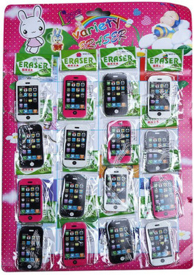 

Giftshub 16 pc mobile shaped erasers Non-Toxic Eraser(Set of 16, Multicolor)