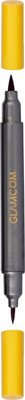 

Glamcom Double Side Eyeliner Pen (Black) 7 g(Black)