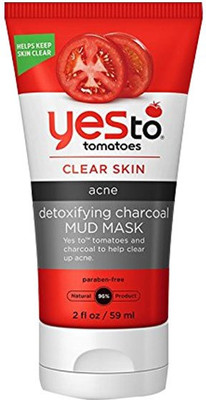 

Yes To Tomatoes Detoxifying Charcoal Mud Mask(59 ml)