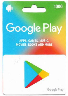 

Google Play Card 1000 for Android