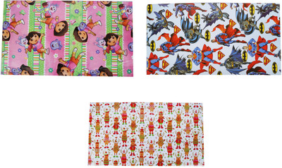 

AutoVHPR Pack of 3 Beautiful Designer Series 435 Gift Wrap Paper for Wrapping your Birthday Return and Corporate Gifts NA Plastic Gift Wrapper(Multicolor)