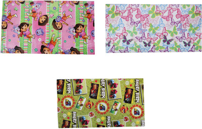

AutoVHPR Pack of 3 Beautiful Designer Series 430 Gift Wrap Paper for Wrapping your Birthday Return and Corporate Gifts NA Plastic Gift Wrapper(Multicolor)