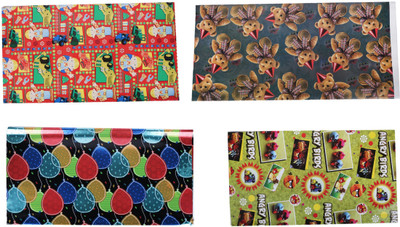 

AutoVHPR Pack of 4 Beautiful Designer Series 122 Gift Wrap Paper for Wrapping your Birthday Return and Corporate Gifts angry birds Plastic Gift Wrapper(Multicolor)