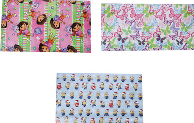 

AutoVHPR Pack of 3 Beautiful Designer Series 428 Gift Wrap Paper for Wrapping your Birthday Return and Corporate Gifts NA Plastic Gift Wrapper(Multicolor)