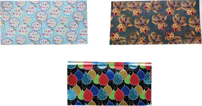 

AutoVHPR Pack of 3 Beautiful Designer Series 377 Gift Wrap Paper for Wrapping your Birthday Return and Corporate Gifts NA Plastic Gift Wrapper(Multicolor)
