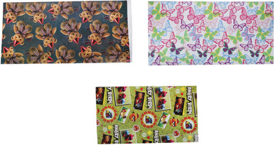 

AutoVHPR Pack of 3 Beautiful Designer Series 407 Gift Wrap Paper for Wrapping your Birthday Return and Corporate Gifts NA Plastic Gift Wrapper(Multicolor)