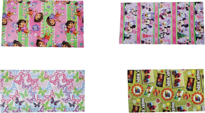 

AutoVHPR Pack of 4 Beautiful Designer Series 242 Gift Wrap Paper for Wrapping your Birthday Return and Corporate Gifts NA Plastic Gift Wrapper(Multicolor)