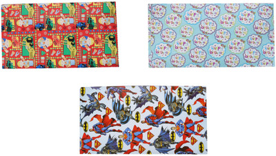 

AutoVHPR Pack of 3 Beautiful Designer Series 365 Gift Wrap Paper for Wrapping your Birthday Return and Corporate Gifts NA Plastic Gift Wrapper(Multicolor)