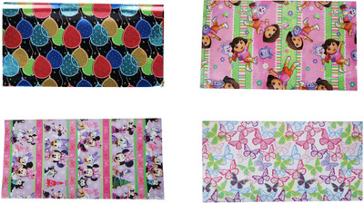 

AutoVHPR Pack of 4 Beautiful Designer Series 225 Gift Wrap Paper for Wrapping your Birthday Return and Corporate Gifts NA Plastic Gift Wrapper(Multicolor)