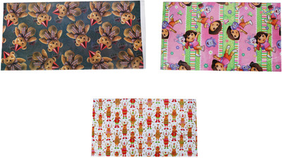 

AutoVHPR Pack of 3 Beautiful Designer Series 397 Gift Wrap Paper for Wrapping your Birthday Return and Corporate Gifts NA Plastic Gift Wrapper(Multicolor)