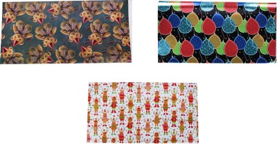 

AutoVHPR Pack of 3 Beautiful Designer Series 390 Gift Wrap Paper for Wrapping your Birthday Return and Corporate Gifts NA Plastic Gift Wrapper(Multicolor)