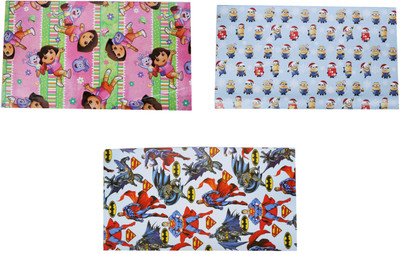 

AutoVHPR Pack of 3 Beautiful Designer Series 432 Gift Wrap Paper for Wrapping your Birthday Return and Corporate Gifts NA Plastic Gift Wrapper(Multicolor)